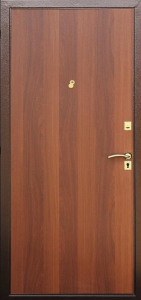 Стальная дверь Дверь для дачи №9 с отделкой Ламинат