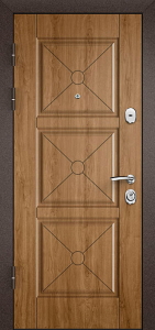Стальная дверь МДФ №387 с отделкой МДФ ПВХ