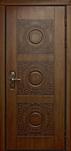 Стальная дверь Массив дуба №2 с отделкой Массив дуба