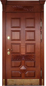 Стальная дверь Парадная дверь №57 с отделкой Массив дуба
