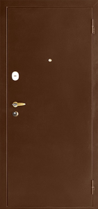 Стальная дверь Дверь для дачи №12 с отделкой Порошковое напыление