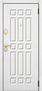 Стальная дверь МДФ №2 с отделкой МДФ ПВХ