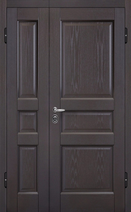 Стальная дверь Двухстворчатая дверь №5 с отделкой МДФ ПВХ