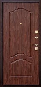 Стальная дверь Дверь с ковкой №2 с отделкой МДФ ПВХ