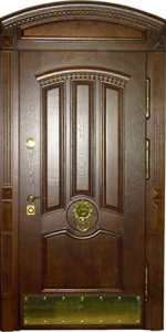 Стальная дверь Парадная дверь №4 с отделкой Массив дуба