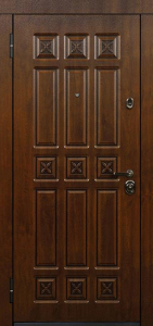 Стальная дверь МДФ №342 с отделкой МДФ ПВХ