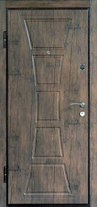 Стальная дверь МДФ №322 с отделкой МДФ ПВХ