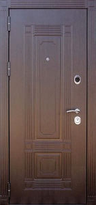 Стальная дверь Дверь для дачи №22 с отделкой МДФ Шпон