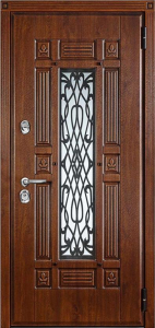 Стальная дверь Парадная дверь №391 с отделкой Массив дуба