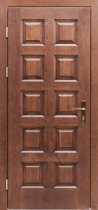 Стальная дверь МДФ №324 с отделкой МДФ ПВХ
