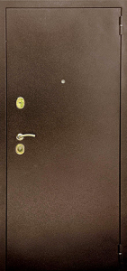 Стальная дверь С зеркалом №2 с отделкой Порошковое напыление