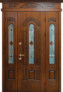 Стальная дверь Парадная дверь №413 с отделкой Массив дуба