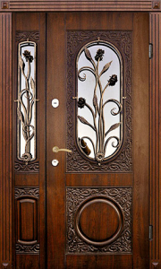 Стальная дверь Парадная дверь №82 с отделкой Массив дуба