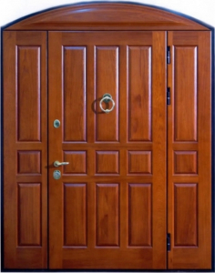 Стальная дверь Парадная дверь №64 с отделкой Массив дуба