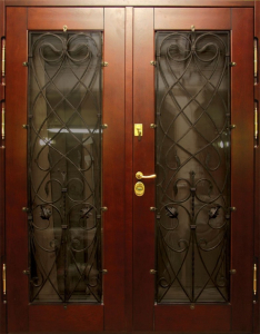 Стальная дверь Парадная дверь №54 с отделкой Массив дуба