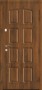 Стальная дверь МДФ №27 с отделкой МДФ ПВХ