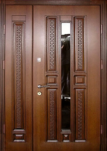 Стальная дверь Парадная дверь №81 с отделкой Массив дуба