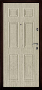 Стальная дверь С терморазрывом №4 с отделкой МДФ ПВХ