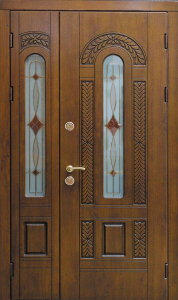 Стальная дверь Парадная дверь №345 с отделкой Массив дуба