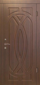 Стальная дверь МДФ №528 с отделкой МДФ ПВХ