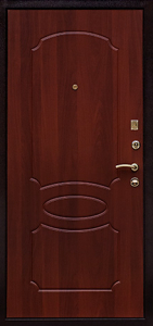 Стальная дверь Дверь для дачи №17 с отделкой МДФ ПВХ