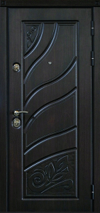 Стальная дверь МДФ №12 с отделкой МДФ ПВХ