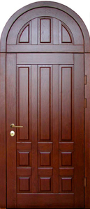 Стальная дверь Парадная дверь №124 с отделкой Массив дуба