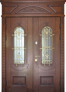 Стальная дверь Парадная дверь №99 с отделкой Массив дуба