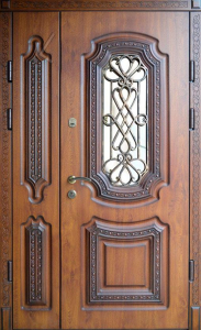 Стальная дверь Парадная дверь №409 с отделкой Массив дуба
