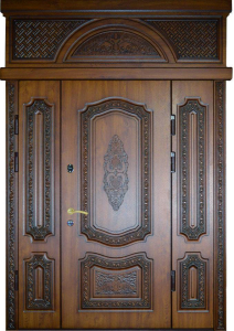 Стальная дверь Парадная дверь №338 с отделкой Массив дуба