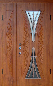 Стальная дверь Парадная дверь №397 с отделкой Массив дуба