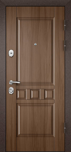Стальная дверь Трёхконтурная дверь №19 с отделкой МДФ ПВХ