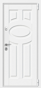 Стальная дверь Утеплённая дверь №23 с отделкой МДФ Шпон