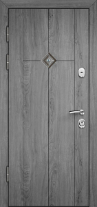 Стальная дверь Порошок №95 с отделкой МДФ ПВХ