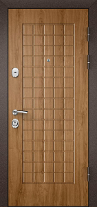 Стальная дверь Трёхконтурная дверь №18 с отделкой МДФ ПВХ