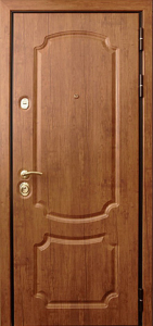 Стальная дверь С терморазрывом №14 с отделкой МДФ Шпон