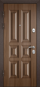 Стальная дверь Порошок №105 с отделкой МДФ ПВХ