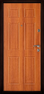 Стальная дверь Утеплённая дверь №16 с отделкой МДФ ПВХ