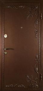 Стальная дверь Дверь для дачи №18 с отделкой Порошковое напыление