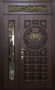 Стальная дверь Парадная дверь №333 с отделкой Массив дуба
