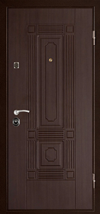 Стальная дверь МДФ №1 с отделкой МДФ ПВХ
