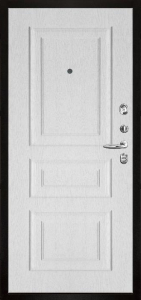 Стальная дверь Уличная дверь №24 с отделкой МДФ ПВХ