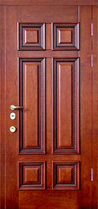 Стальная дверь Массив дуба №8 с отделкой Массив дуба