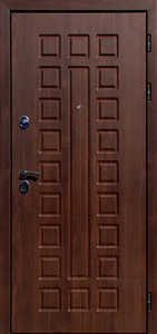 Стальная дверь С зеркалом №55 с отделкой МДФ ПВХ