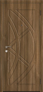 Стальная дверь МДФ №526 с отделкой МДФ ПВХ