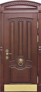 Стальная дверь Парадная дверь №62 с отделкой Массив дуба