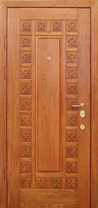 Стальная дверь Массив дуба №10 с отделкой Массив дуба