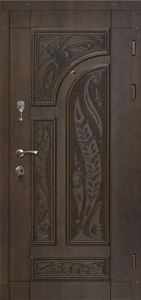 Стальная дверь Утеплённая дверь №24 с отделкой МДФ ПВХ