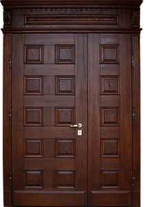 Стальная дверь Парадная дверь №28 с отделкой Массив дуба