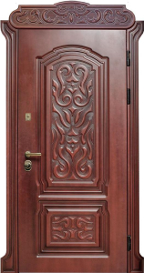 Стальная дверь Парадная дверь №354 с отделкой Массив дуба